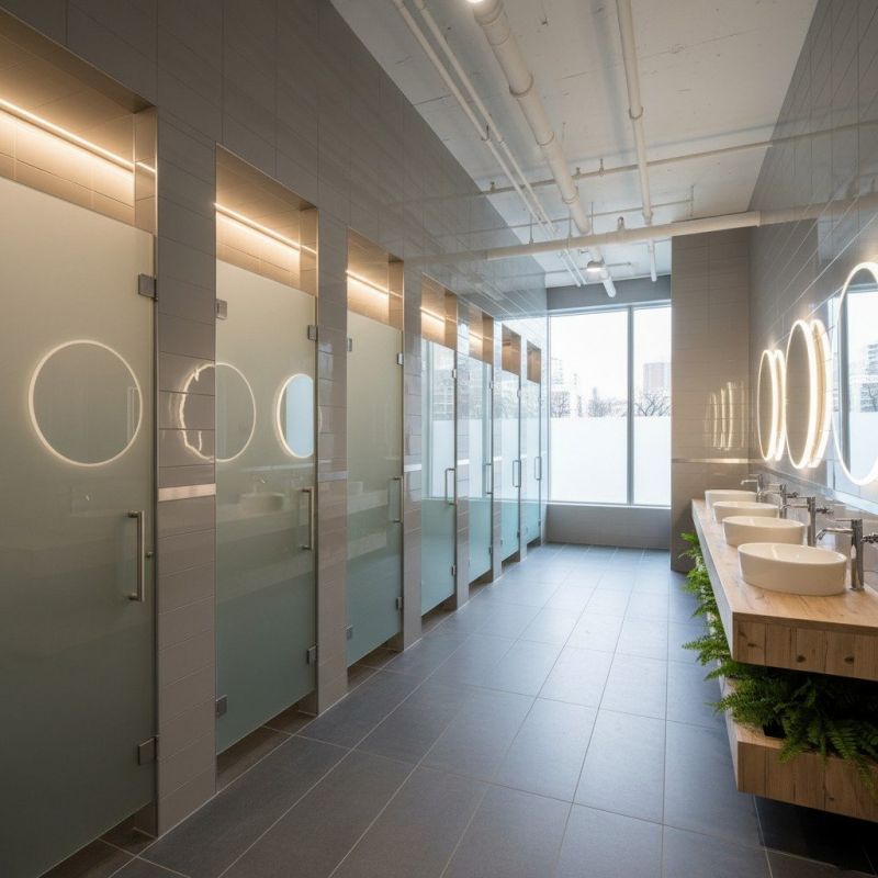 Office Restroom Renovation detail